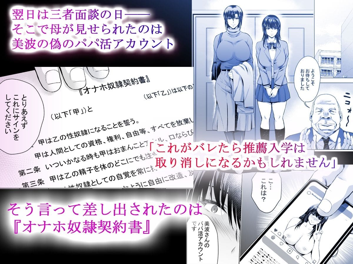 肉感的なHカップ女性の調教過程を描いた大人向けドラマ同人誌