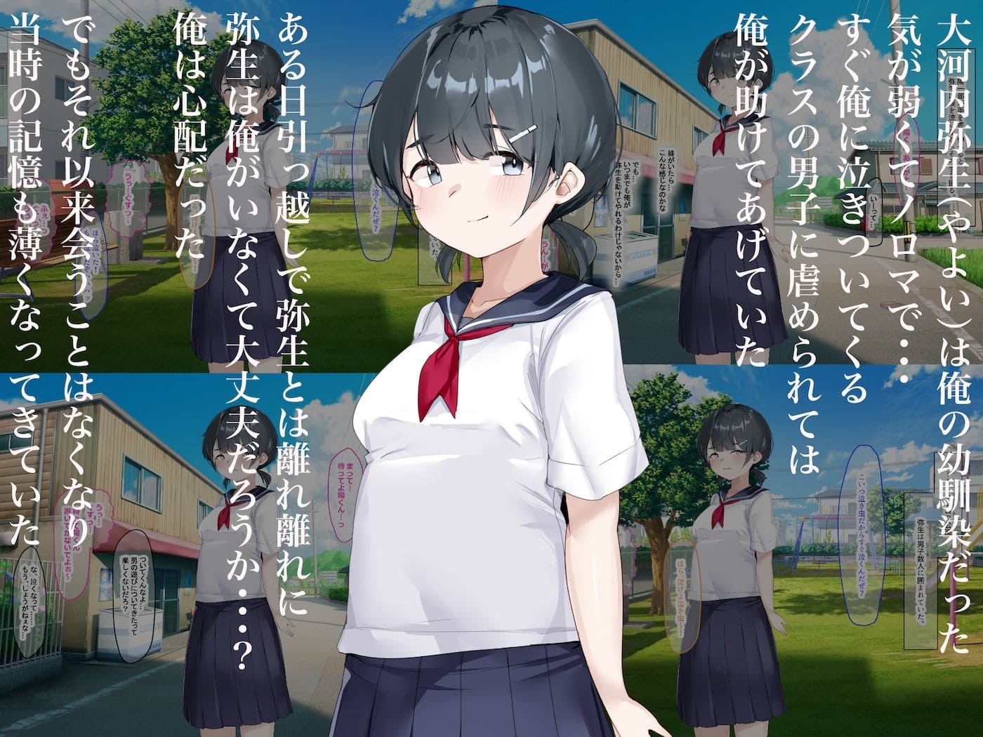 地味だった少女が金髪ギャルに変わる、成長と恋の物語を描いた同人漫画